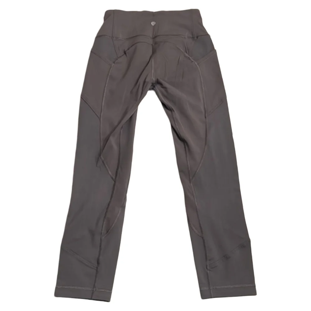 Lululemon All The Right Places Crop II (23") Dark Carbon Size 6 - Picture 8 of 10